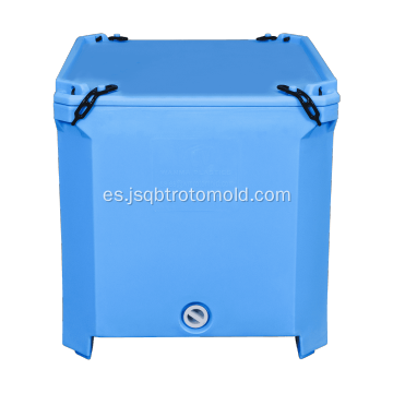 Caja refrigeradora grande para almacenamiento de alimentos fríos, contenedor de pescado aislado para mariscos